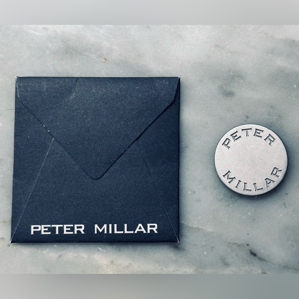 2 PETER MILLAR Crown Sport Golf BALL MARKERS - Pewter/Silver - NEW, Sealed - Picture 2 of 4